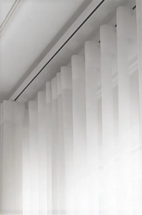 Cortina de Voil liso Branco com forro Microfibra Branco 5,00 x 2,70 - Para trilho suisso MAX Duplo (H)