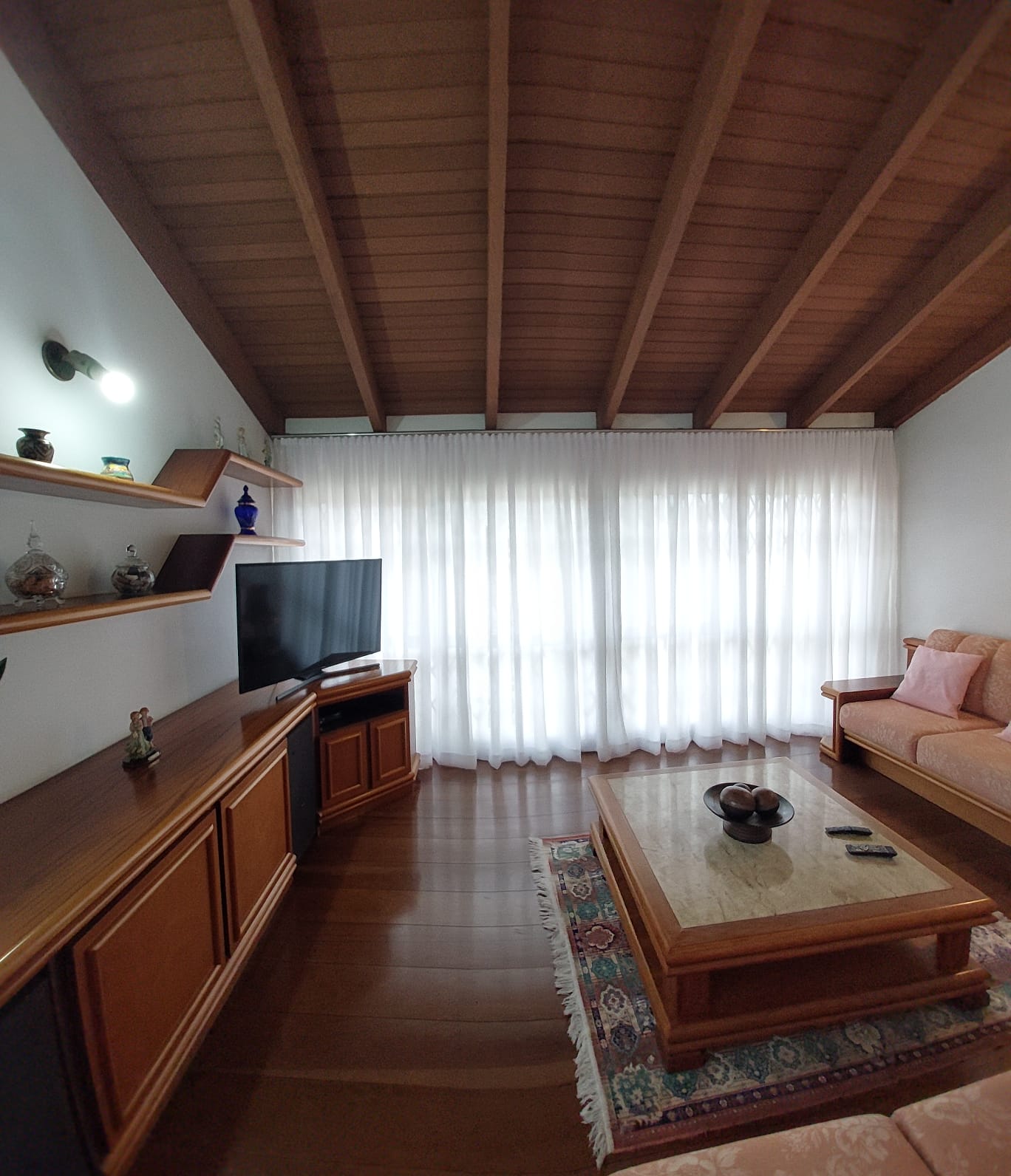 Cortina de Gaze de Linho Off White com Forro Microfibra - Para Varão Simples de ilhós 8,00 x 2,32 e 9,00 x 2,32 ( Cliente Marcus ) ( D )