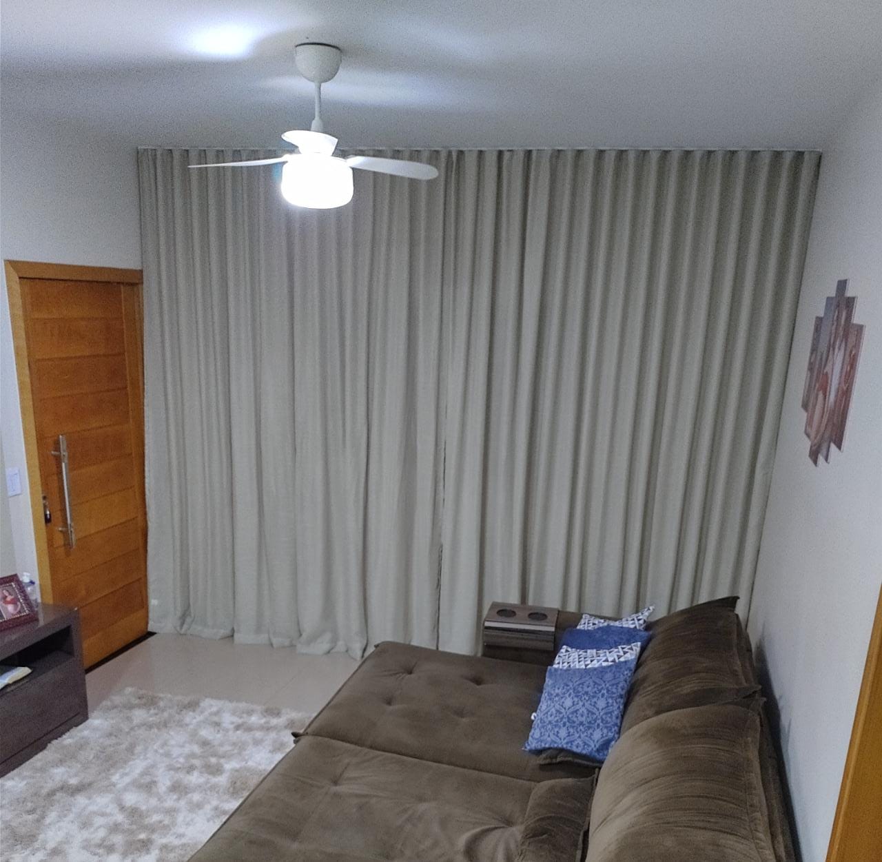 Kit de 4 cortinas de Gaze de linho com forro e voil rustico ver descrição ( Cliente Maria Julia ) ( D )