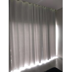 Cortina de Blackout 70% branco gelo sem voil- Para Varão Simples com argolinhas branca 2,70 x 4,15 ( cliente Renata ) ( D ) Cortina de Blackout 70% branco gelo sem voil- Para Varão Simples com argolinhas branca 2,70 x 4,15 ( cliente Renata ) ( D )