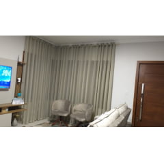 Cortina De Gaze de linho Bege sem forro para varão simples com ilhós marfim 3,00 x 2,70 ( cliente Isabella Ardissom ) ( D ) Cortina De Gaze de linho Bege sem forro para varão simples com ilhós marfim 3,00 x 2,70 ( cliente Isabella Ardissom ) ( D )