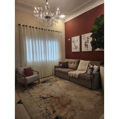 Cortina de Gaze de Linho Off White com Forro Microfibra perola - Para Varão Simples com ilhós tabaco ( Cliente Alinne ) ( D ) Cortina de Gaze de Linho Off White com Forro Microfibra perola - Para Varão Simples com ilhós tabaco ( Cliente Alinne ) ( D )