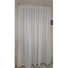 Cortina de Jacquard Off White sem Forro - Para Trilho Suisso Max SIMPLES 6,00 x 2,00 ( Cliente Larissa ) ( D ) Cortina de Jacquard Off White sem Forro - Para Trilho Suisso Max SIMPLES 6,00 x 2,00 ( Cliente Larissa ) ( D )