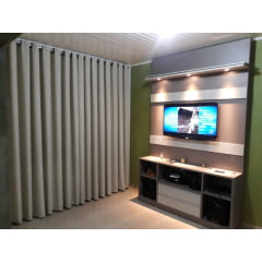 Cortina de Voil Liso chocolate com Forro Blackout 70% Bege - Para Varão Simples com ilhós tabaco 10,00 x 2,64 ( Cliente Silma ) ( D ) Cortina de Voil Liso chocolate com Forro Blackout 70% Bege - Para Varão Simples com ilhós tabaco 10,00 x 2,64 ( Cliente Silma ) ( D )