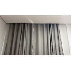 Kit de 2 cortinas de blackout 100% para trilho suisso max simples sem voil ver descrição cliente Natalia ( D )