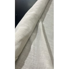 Kit de 3 cortinas de Gaze de Linho bege sem forro para Varão com ilhós ( Cliente Karla ) ( D ) 