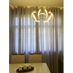 Kit de 3 Cortinas de Gaze de Linho com Forro Microfibra - Para Varão Simples ver descrição ( Cliente Elaine ) ( D )