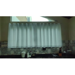 Kit de 3 cortinas  de voil liso com forro microfibra ver descrição ( Cliente 5,00 x 1,55 ) ( Cliente Luzia ) ( D ) 